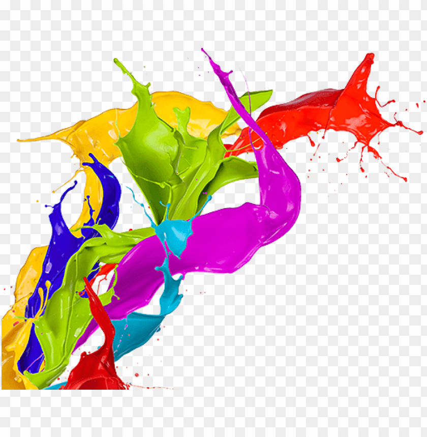 3d paint splats clipart