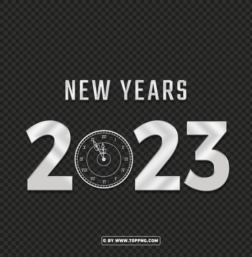 3d silver new years 2023 eve clock png,Eve,Eve Clock,2023 Gold,3D 2023 Transparent,Happy 2023 PNG,Happy New Year 2023