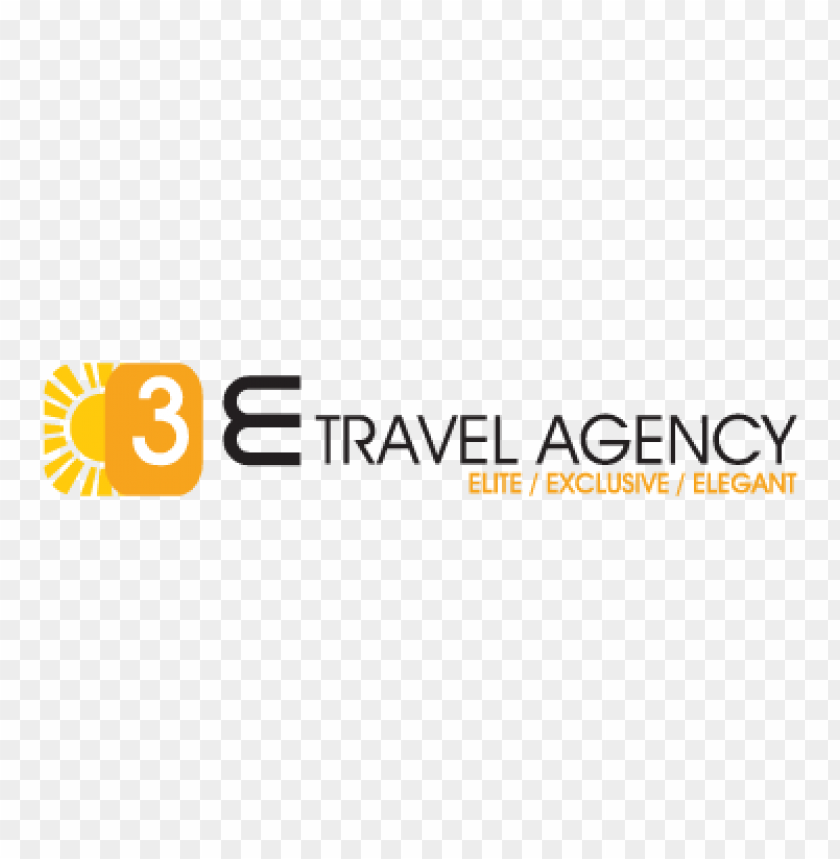  3e travel agency vector logo free download - 462692