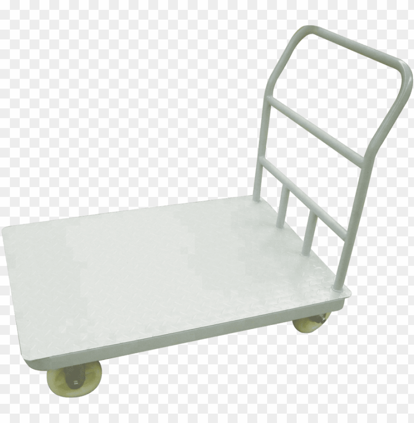 4 wheels industrial heavy duty flat hand psuh trolley - chair PNG image with transparent background@toppng.com