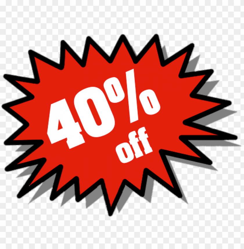 miscellaneous, discount signs, 40% discount tag, 
