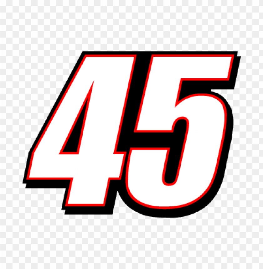  45 kyle petty racing vector logo free download - 462602