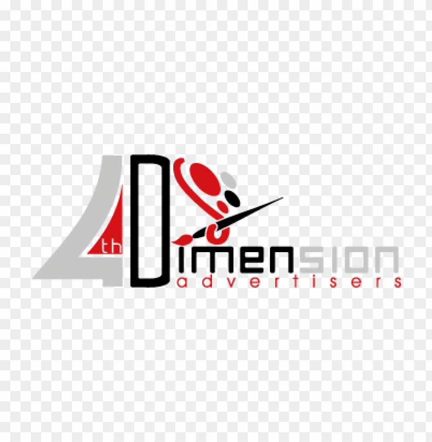  4th dimension advertisers vector logo free download - 462581