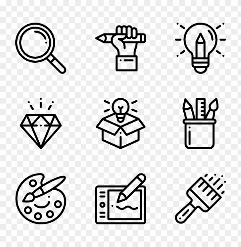  50 graphic design icons vector free download - 471289