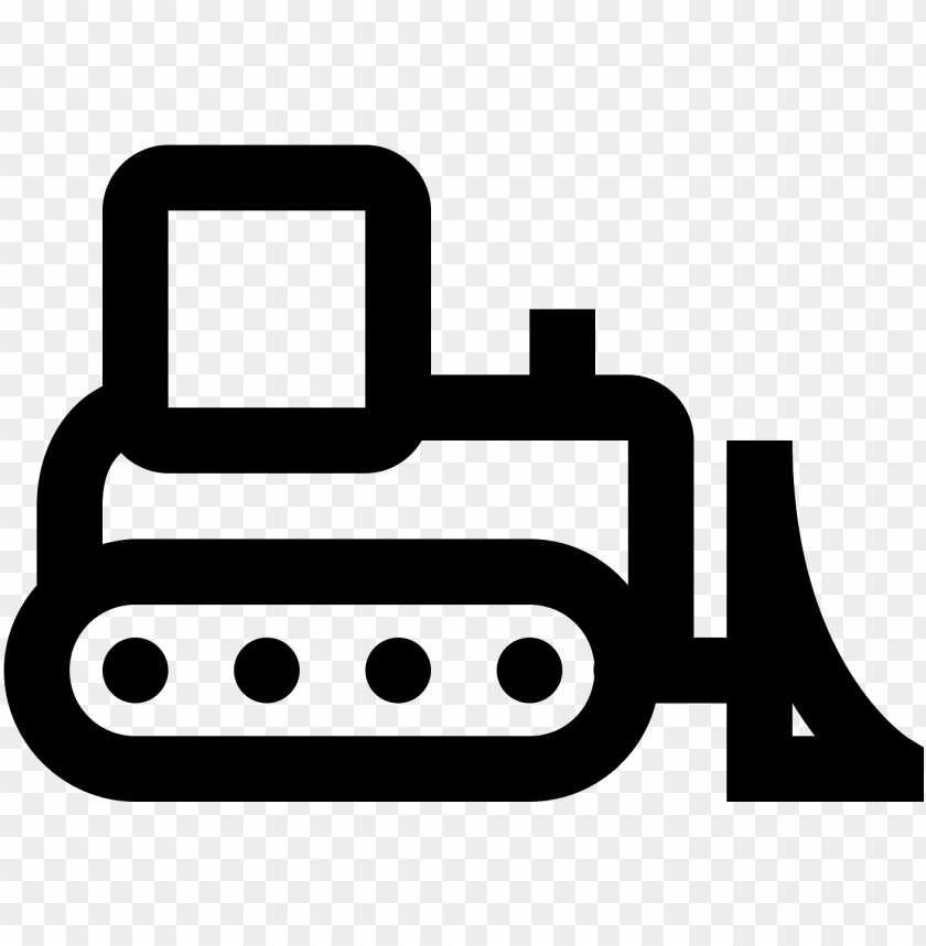 50 px - bulldozer icon free png - Free PNG Images@toppng.com