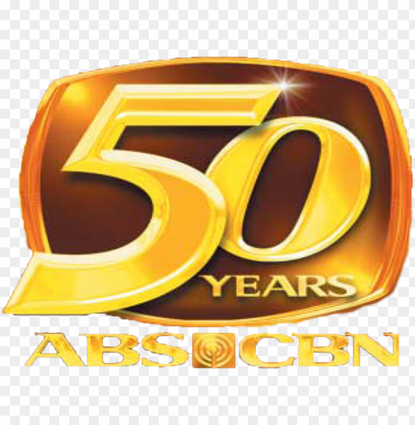 50 Years Abs Cbn 3d Logo Png Image With Transparent Background