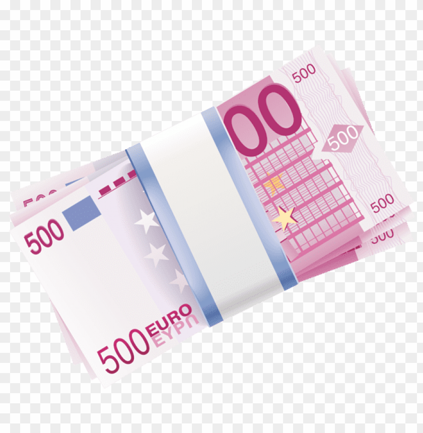 free PNG Download 500 euro wads transparent clipart png photo   PNG images transparent