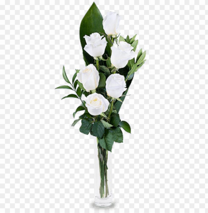 6 white roses - mothers day flowers 2018, mother day