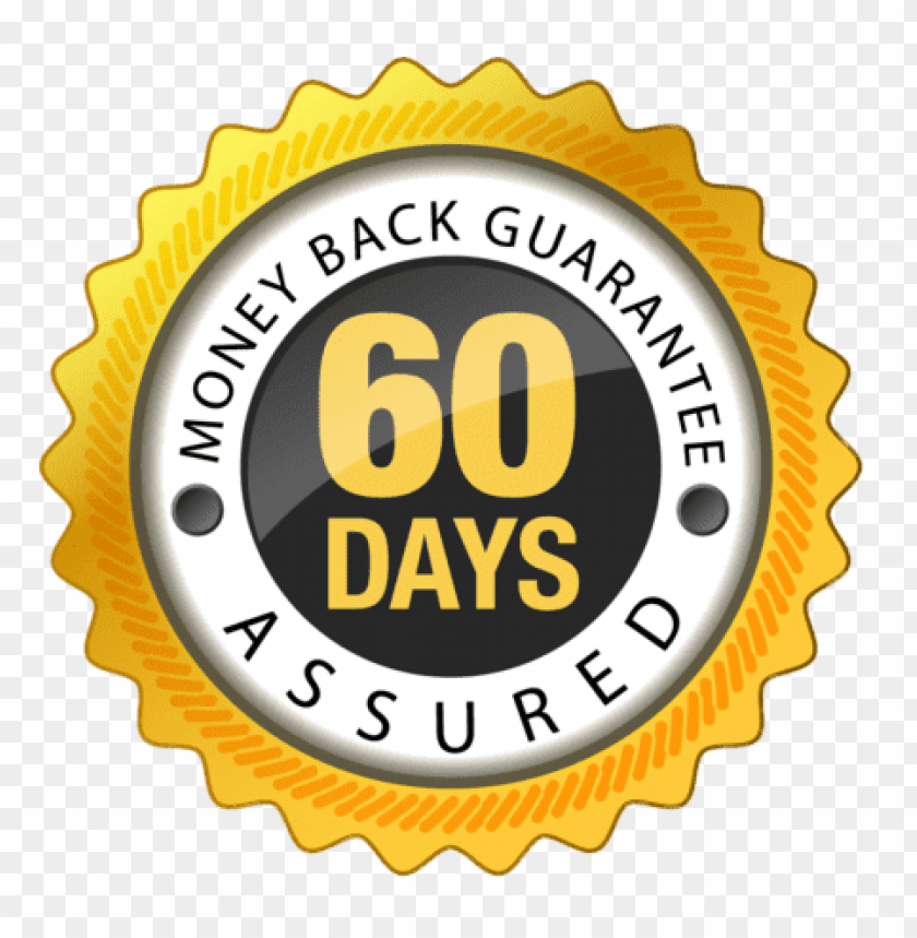 60 days money back guarantee PNG transparent with Clear Background ID 118339