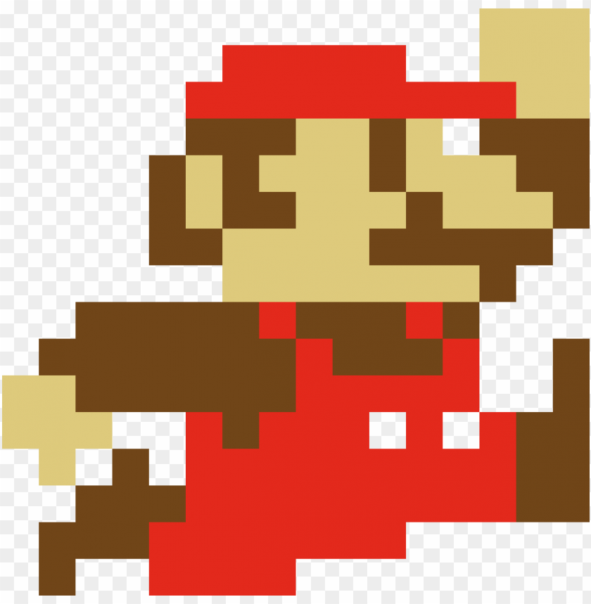 8 bit mario PNG transparent with Clear Background ID 173515
