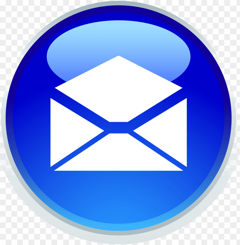 mail icon png blue