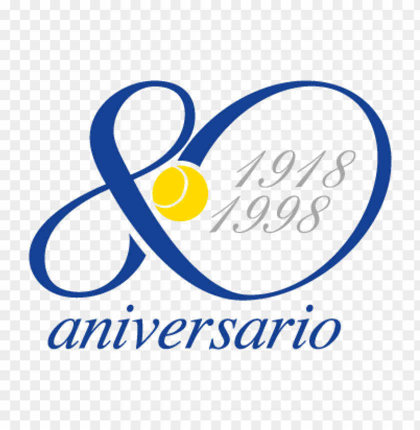  80 aniversario vector logo download free - 462568