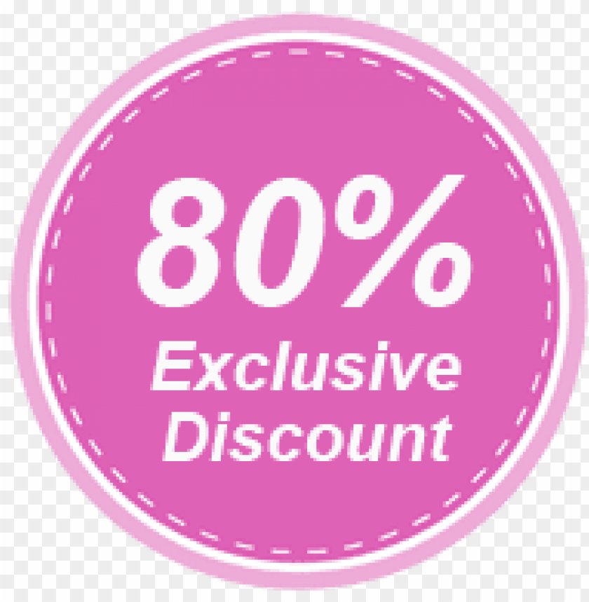 miscellaneous, discount signs, 80% exclusive discount, 