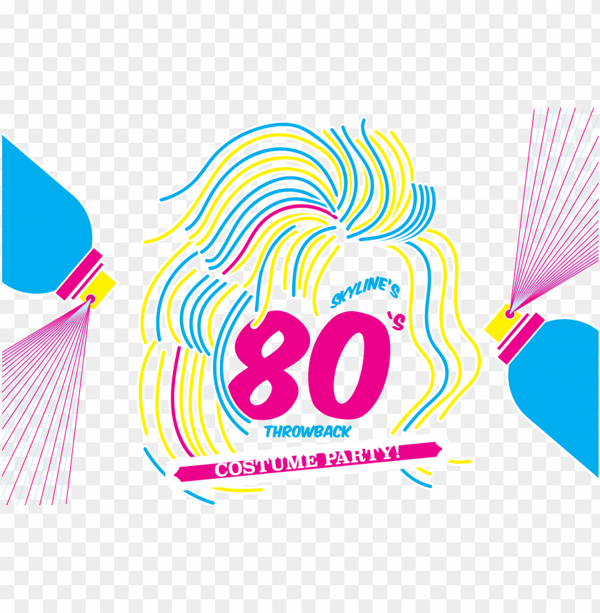 80s throwback costume party party PNG transparent with Clear Background ID 246806