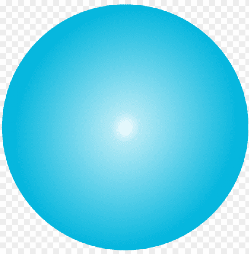 blue 3d circle