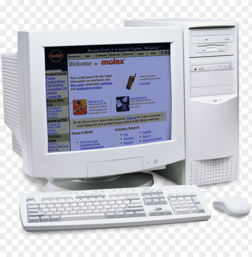 90s computer PNG transparent with Clear Background ID 102209