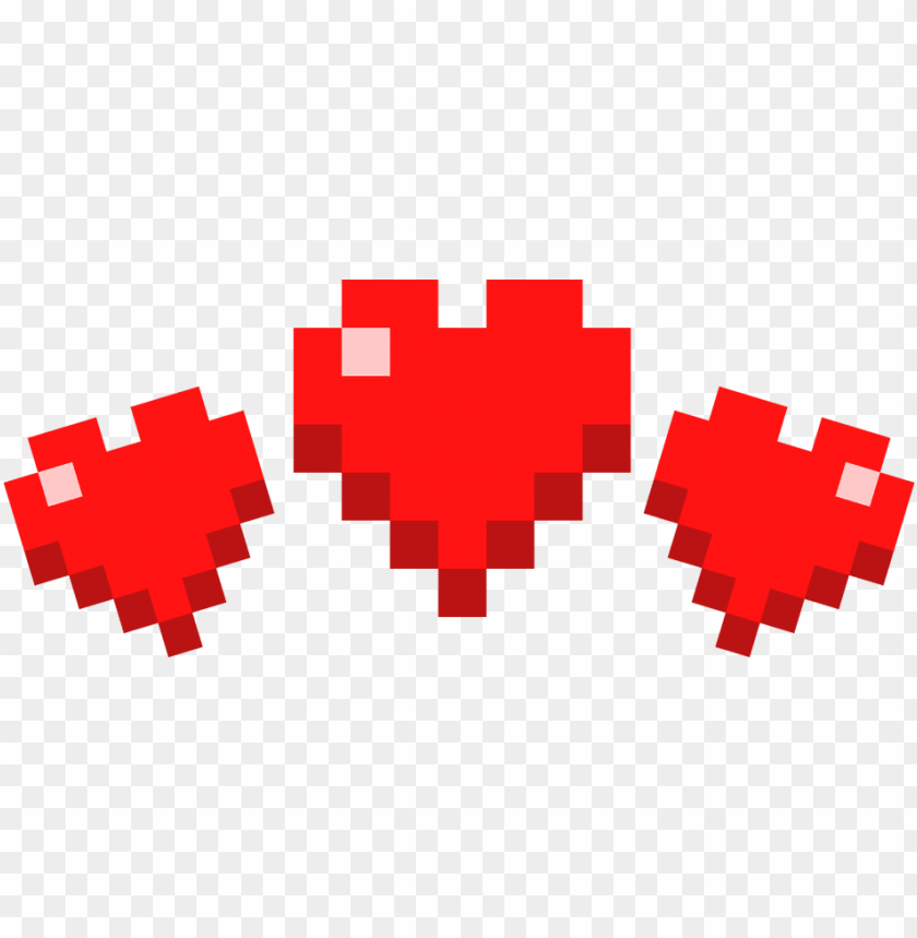 949 x 393 3 - minecraft heart transparent PNG image with transparent ...