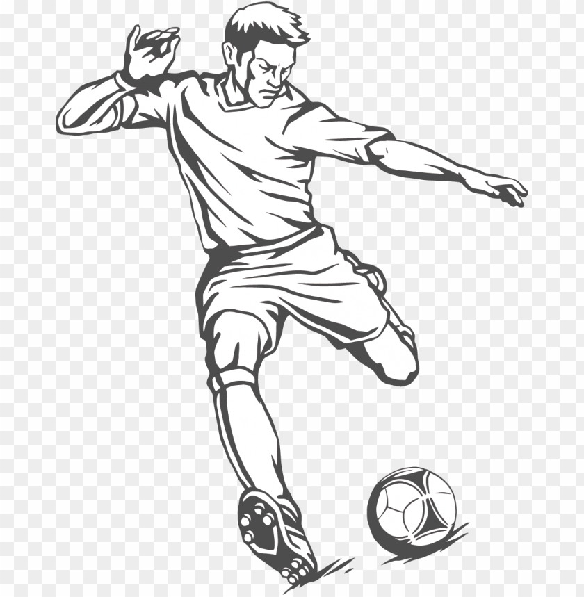 998 x 1253 29 1 drawing of a footballer PNG transparent with Clear Background ID 195720
