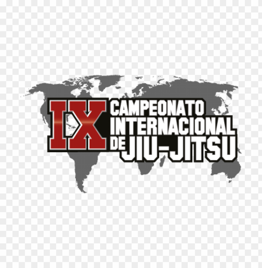  9th international jiu jitsu championship vector logo - 462607