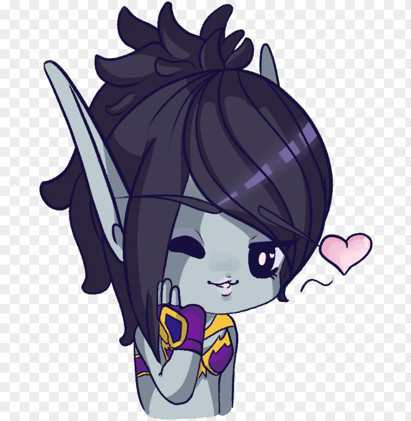 a cutie void elf twitch emote for irene on twitter cartoo PNG transparent with Clear Background ID 307413
