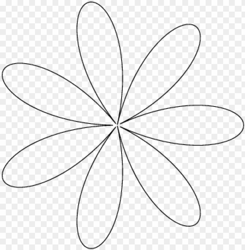 A Flower Graph F On Seven Edges Petals Flower Graph PNG Image With Transparent Background