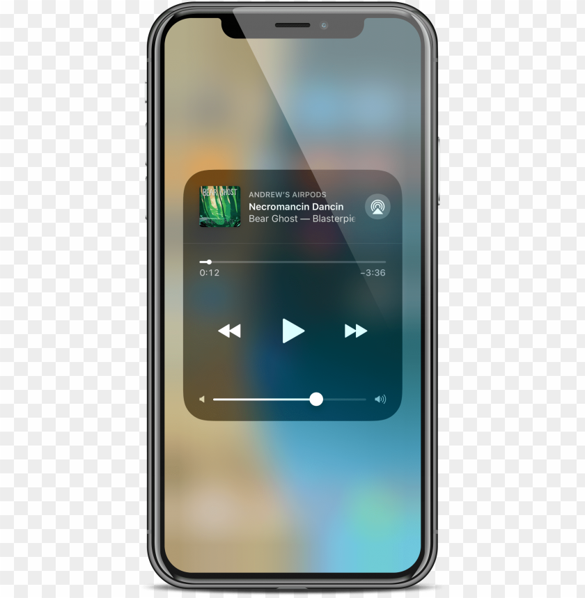 A Little More Complex Ios 12 Music Widget Png Image With
