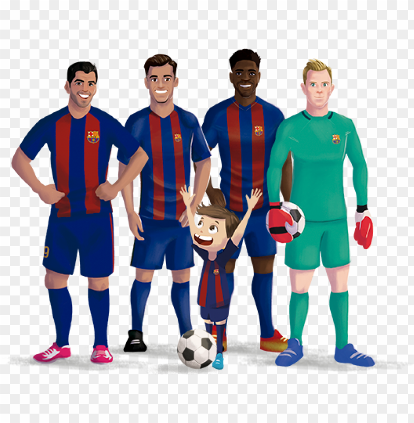 free PNG a personalized gift for the idols of fc barcelona - player PNG image with transparent background PNG images transparent