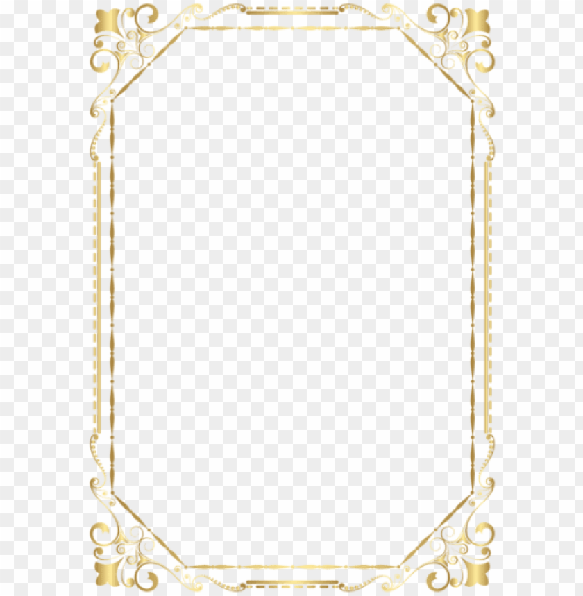 A4 Certificate Border Design PNG Transparent With Clear Background ID 