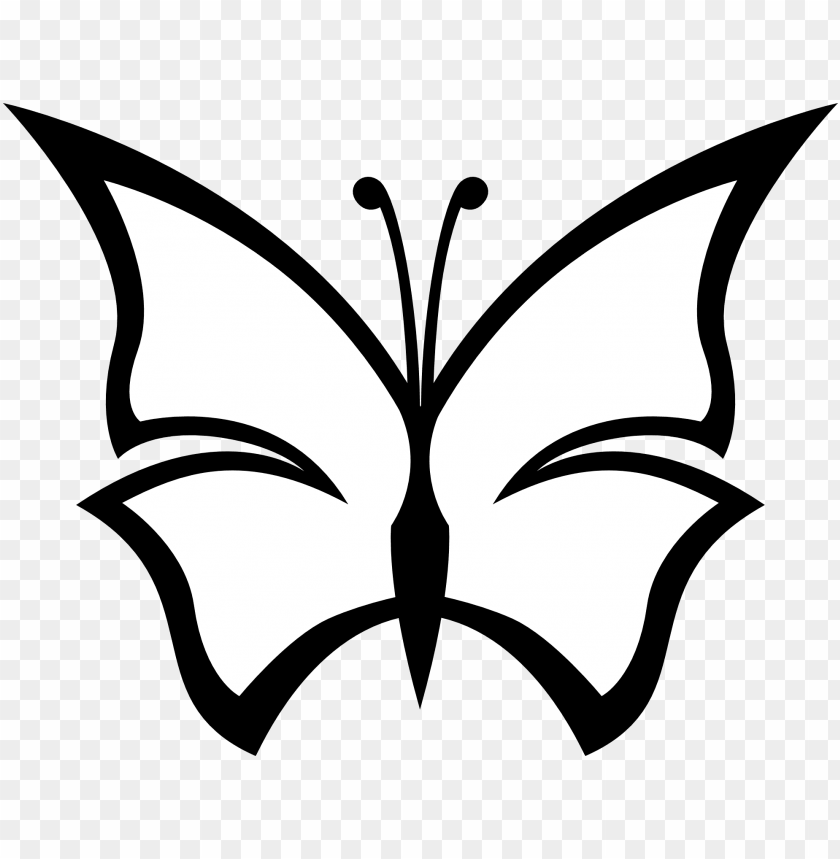 abstract butterfly lemmling black white line art hunky - black and white  cartoon butterfly PNG image with transparent background | TOPpng