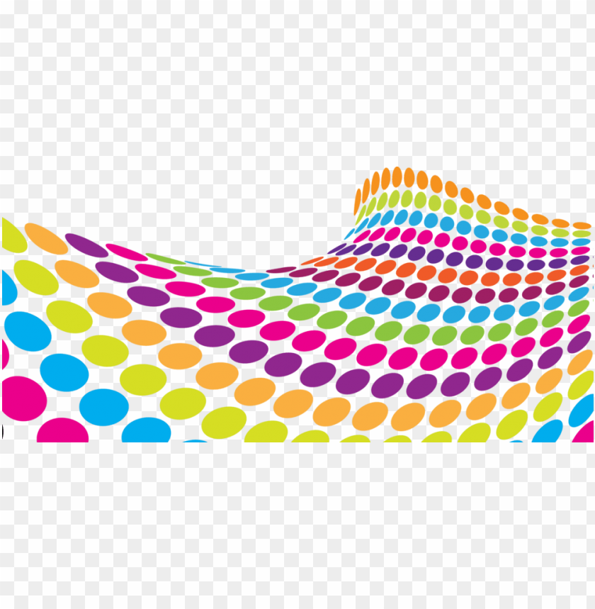 abstract halftone - colorful dots wave background PNG image with transparent background@toppng.com