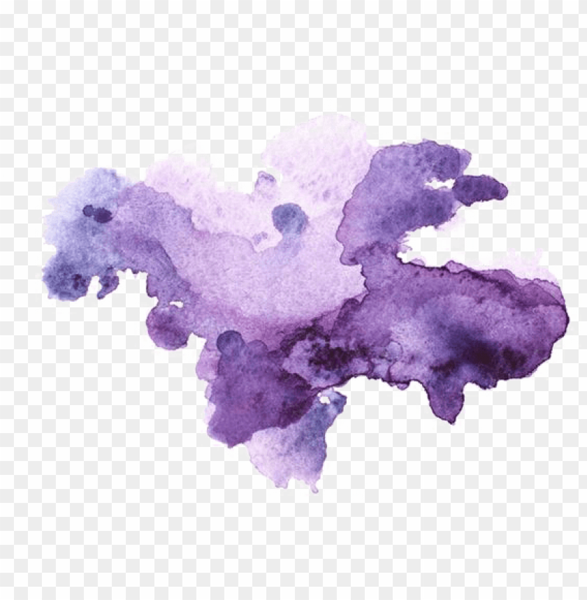 abstract watercolor png transparent image - purple watercolour splash PNG image with transparent background@toppng.com