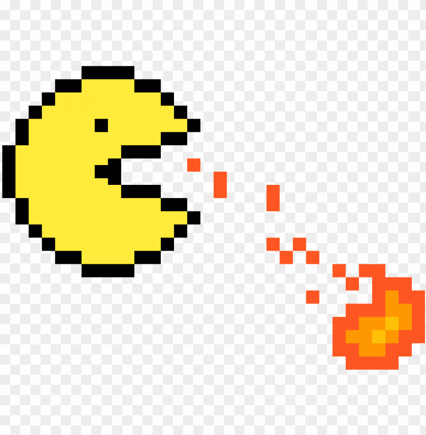 Ac Man Fire Gif Pacman Pixel Png Gif Png Image With Transparent Background Toppng