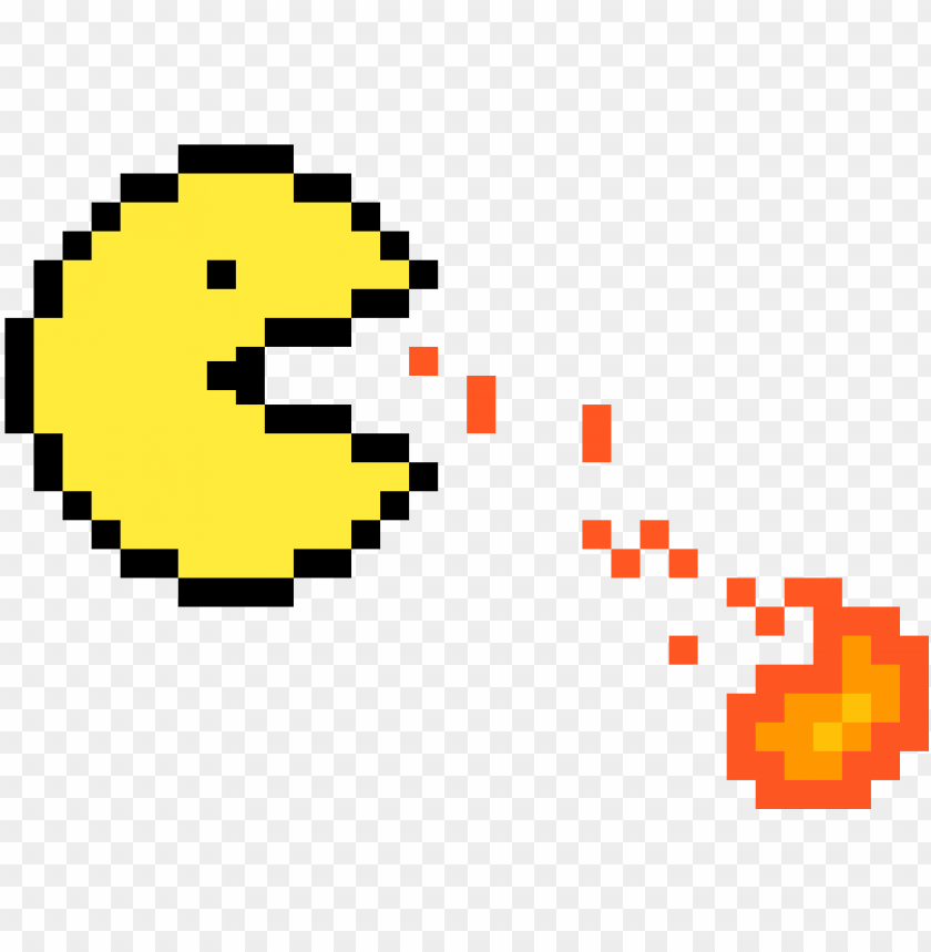 ac man fire gif - pacman pixel png gif PNG image with ...