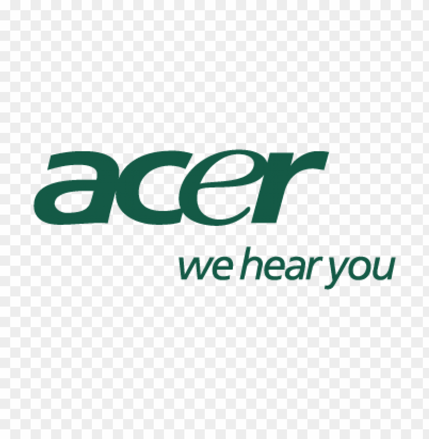  acer we hear you vector logo free - 462273