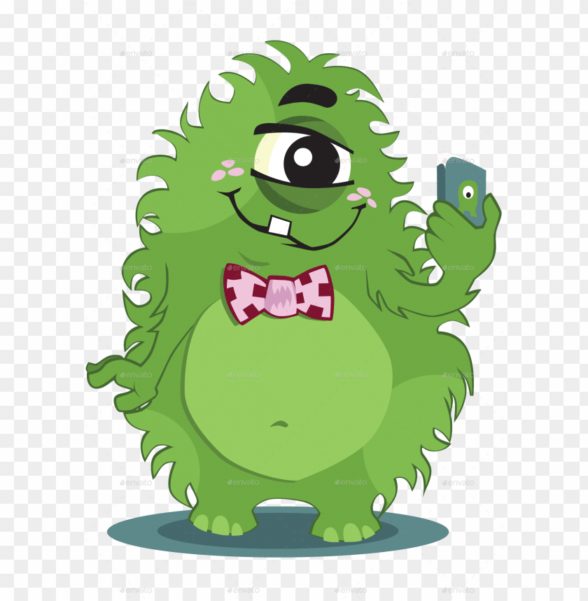 isolated, monster, picture, cute, marketing, character, photo