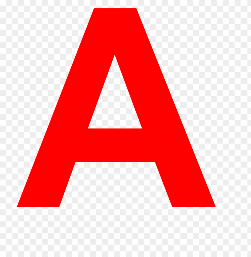 acosta red a - letter a in het rood PNG image with transparent ...