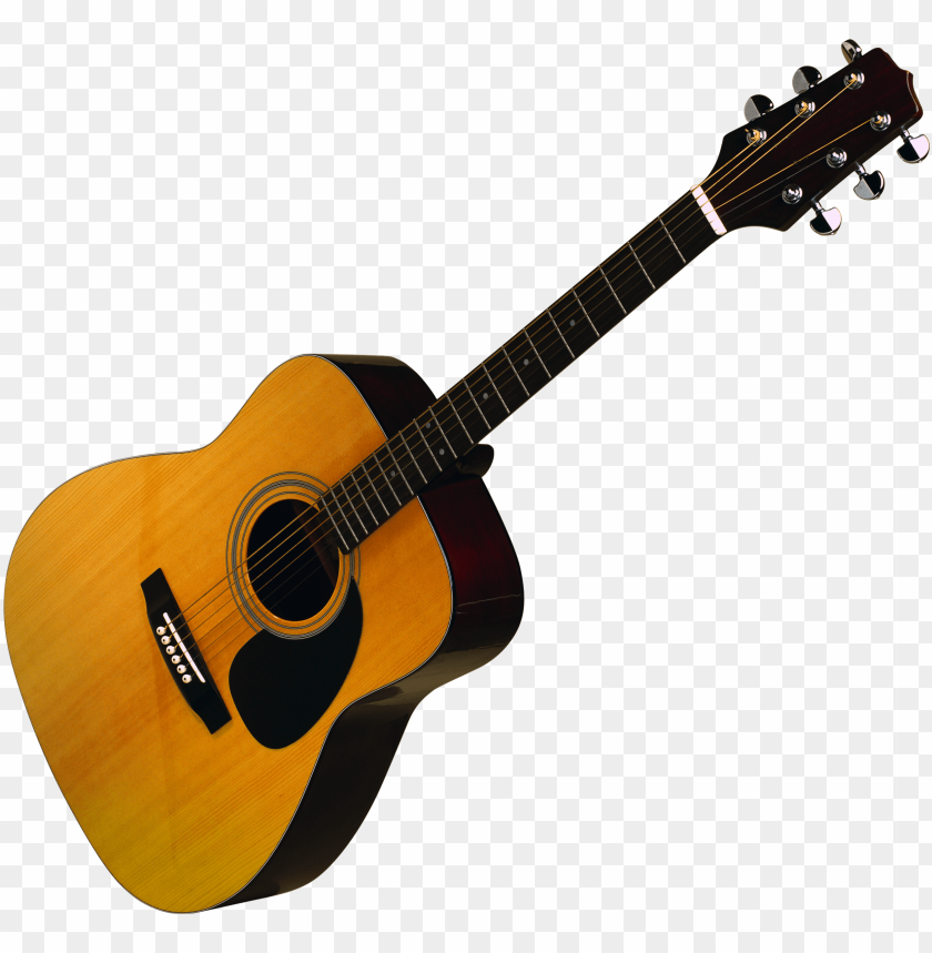 Transparent Background PNG of acoustic classic guitar - Image ID 17294