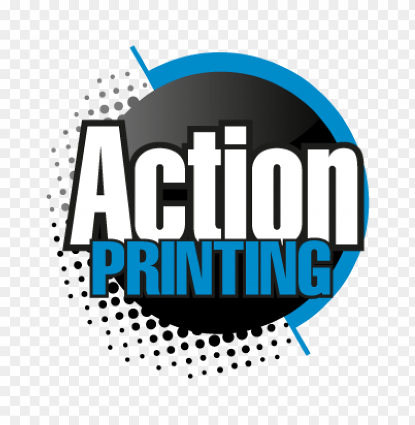  action printing vector logo free download - 462487