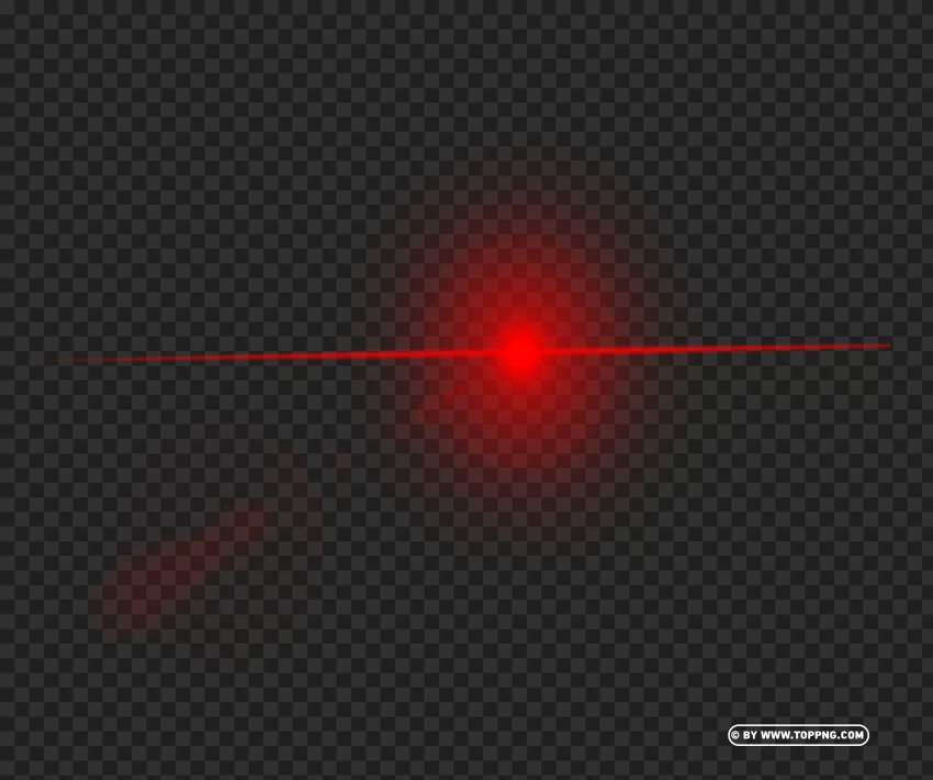 Add A Touch Of Red With Lens Flare PNG For Your Designs