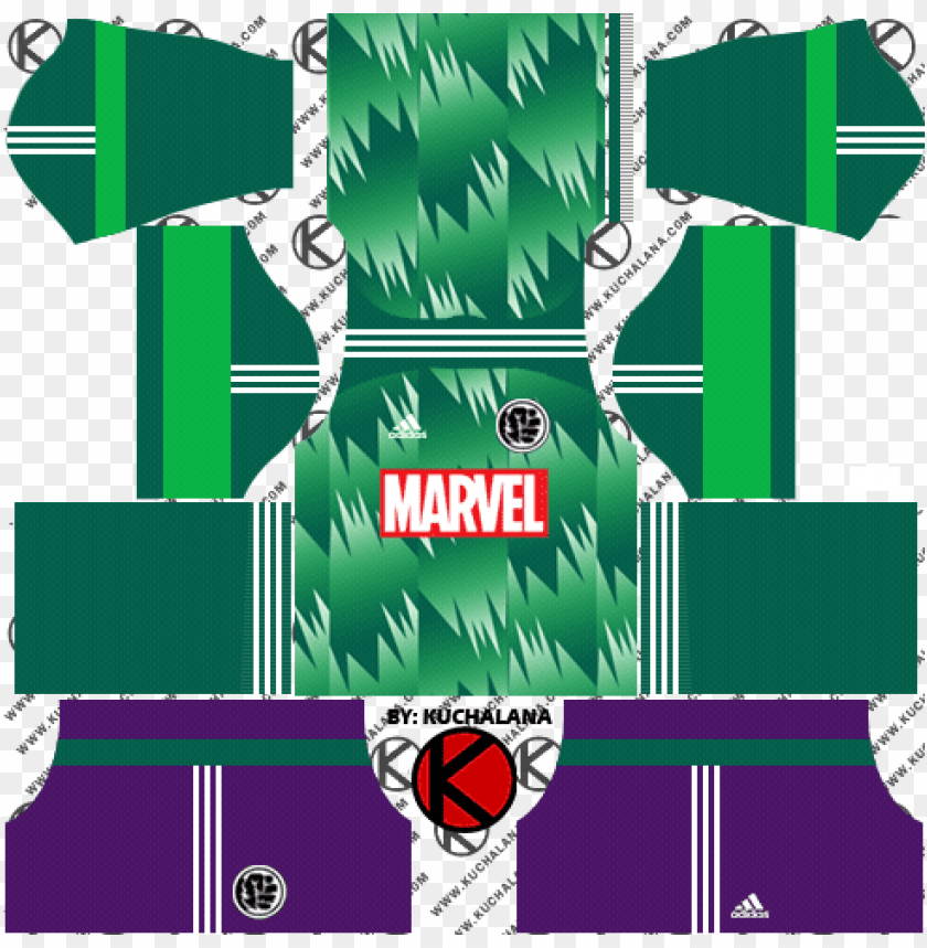 free PNG adidas marvel iron man, hulk, spider-man 2018 kits - kit arema dream league soccer 2018 PNG image with transparent background PNG images transparent