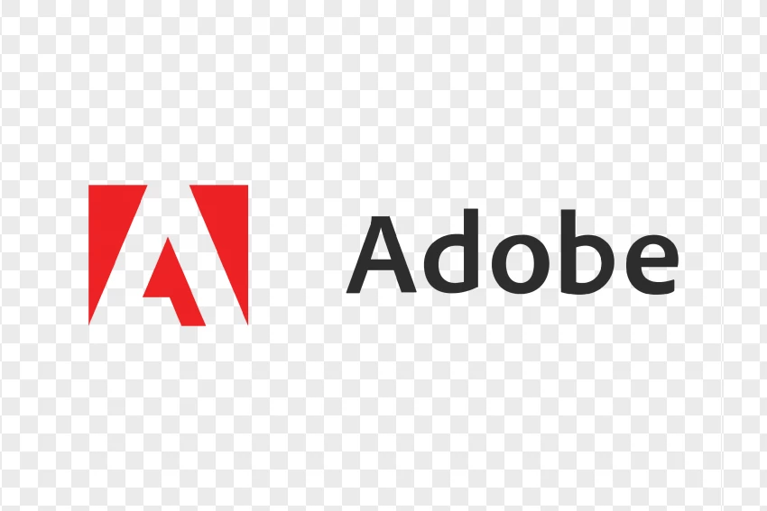Adobe Official Brand Logo PNG Transparent Background
