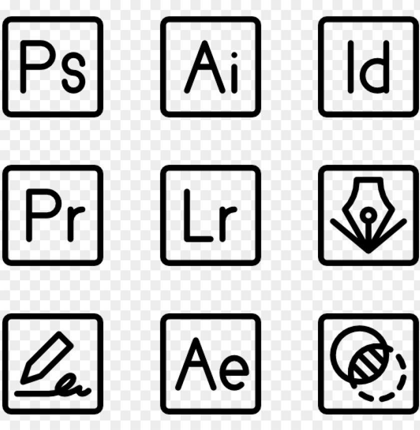 software, banner, business icons, frame, symbol, vector design, silhouette
