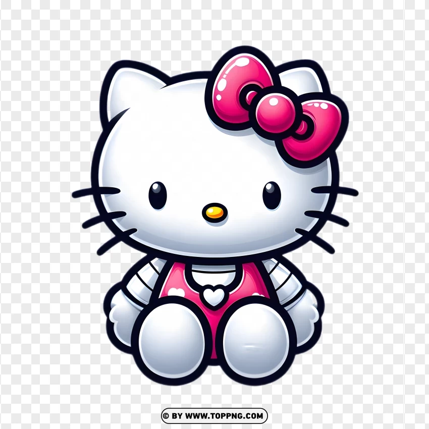 hello kitty, cute hello kitty, pink hello kitty outfit, kawaii kitty, hello kitty with heart, pink bow hello kitty, cartoon hello kitty