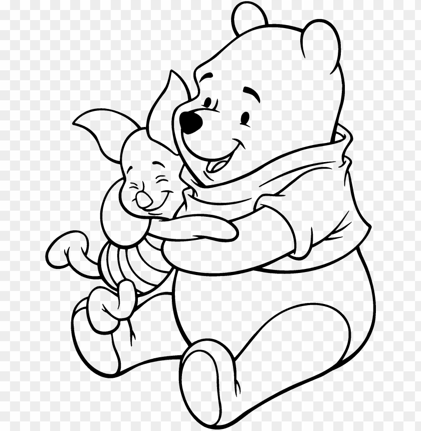 Adult Piglet Winnie The Pooh And Piglet Flying Heart - Winnie The Pooh And Piglet Drawings PNG Transparent With Clear Background ID 208488