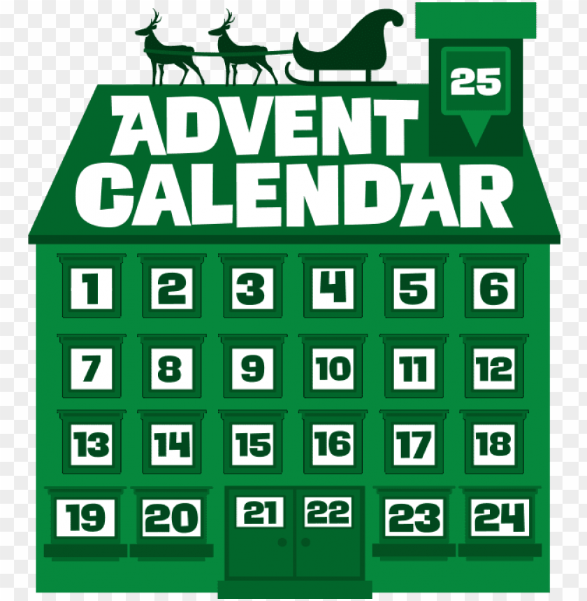 advent calendar PNG image with transparent background TOPpng