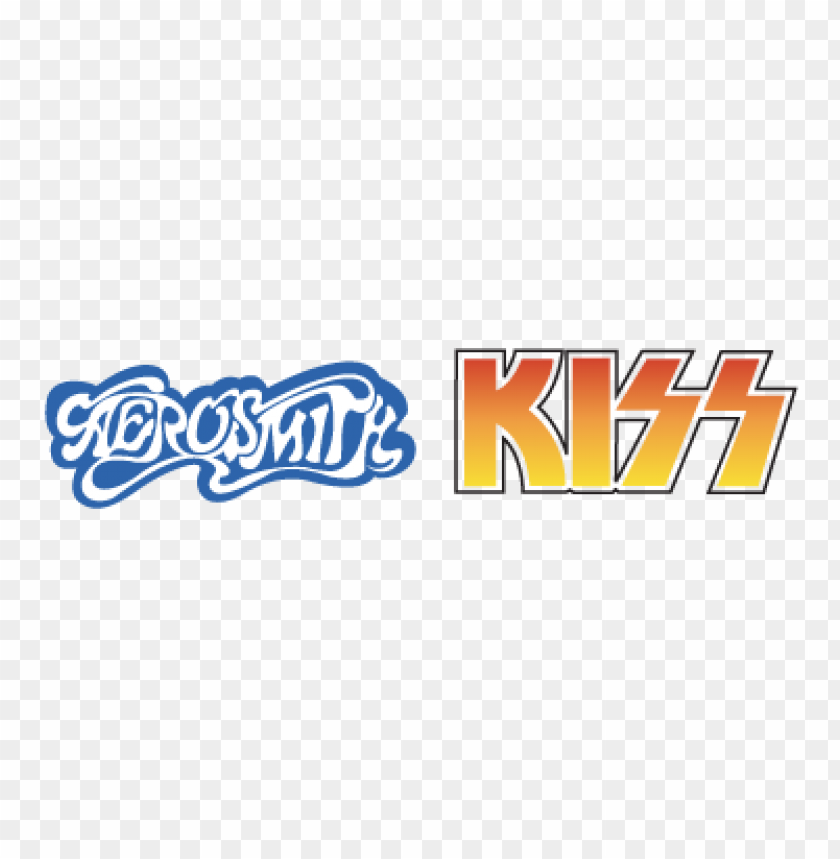  aerosmith with kiss vector logo free - 462476