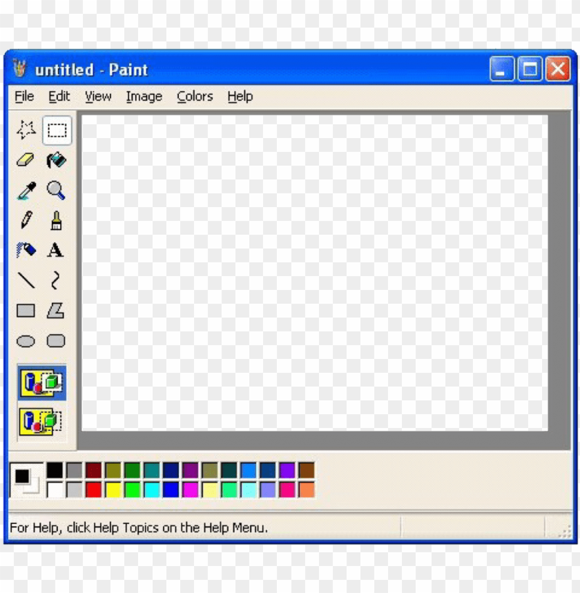 computer paint window