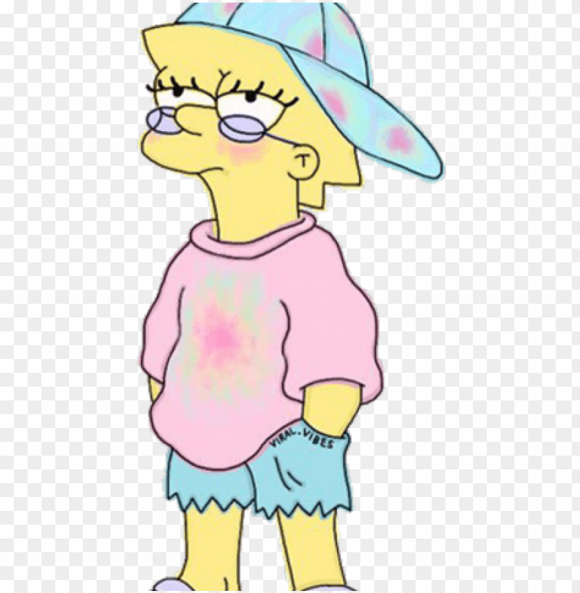 aesthetic clipart lisa simpson stickers para imprimir aesthetic png image with transparent background toppng stickers para imprimir aesthetic png