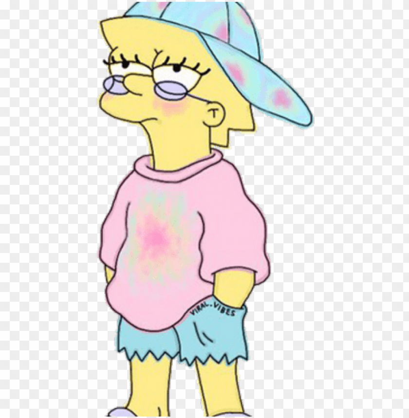 Aesthetic Clipart Lisa Simpson Stickers Para Imprimir Aesthetic