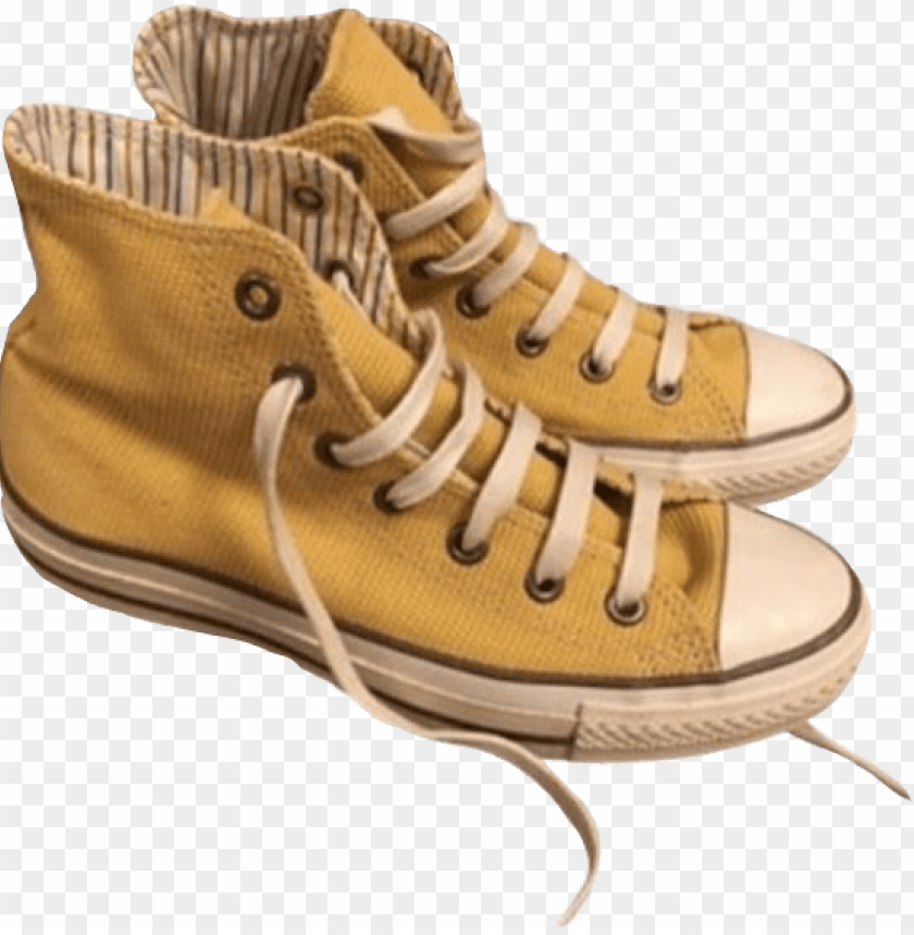 Aesthetic Converse Yellow Yellowconverse Yellowconverse Aesthetic Converse Png Image With Transparent Background Toppng - pastel yellow aesthetic yellow roblox logo